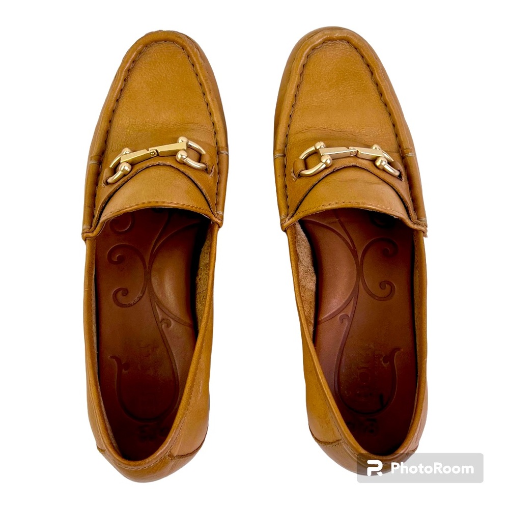 Born Ardsley Leather Women’s shoe, Flats light tan‎ Size 7.5 / 38.5 M/W